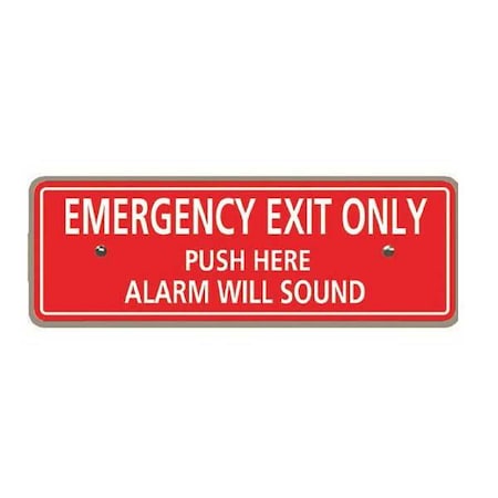 Detex DETEX EXIT ALARM WILL SOUND CONTROL SIGN DTX-ECL-8220